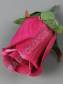 Бутон розы шелковой 3сл 10см (крас бел лайм роз перс св-сир свек микс)