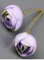 Добавка веточка камелий шёлк 2 цветка 11см (две модели) (1.роз 2.т-сир 3.перс 4.с-гол 5.бел 6.лил)