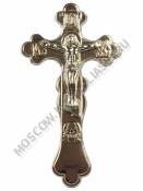 Крест в руку пластмассовый с золотой металлизацией