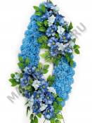 Венок овальный Лодочка выс.115/135 шир.55 см