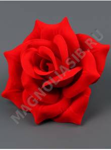  ***Роза бархатная 4сл. 15см (красный)/К 