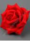 Роза бархатная 4сл 15см (красн)